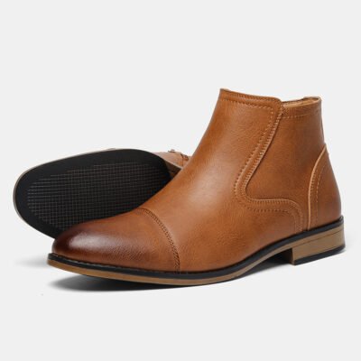 Bottines Chelsea grande taille pour homme,
