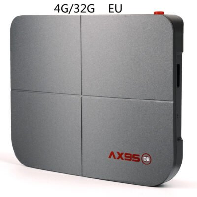 Boîtier TV 8K avec Wi-Fi double bande 4G/128G et Bluetooth