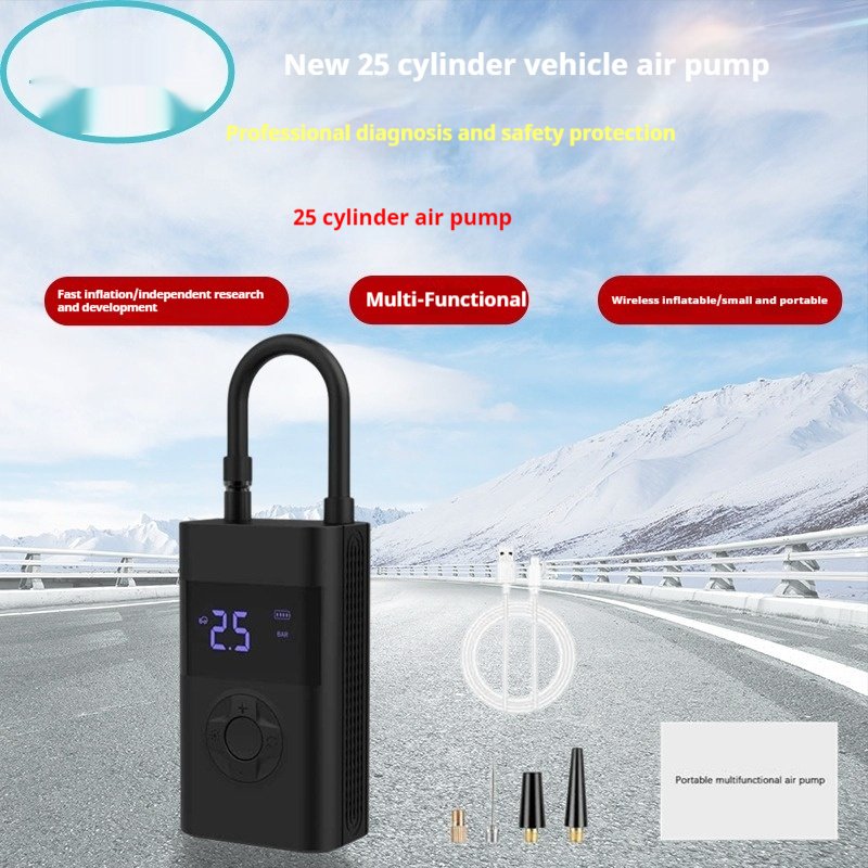 gonflable rapide intelligente Voiture moto vélo intelligent automatique mini – Image 6