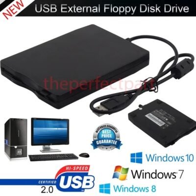 Lecteur de disquette externe USB 2.0 3,5 pouces (1,44 Mo)