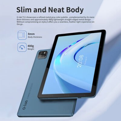 Tablette Android 14 G-tab T11 10,1 pouces, – Image 9