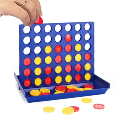Jeu d'échecs de Bingo quatre en une rangée, jeu de société familial classique,