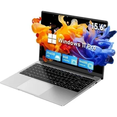 Ordinateur Portable 15,6 Pouces,  Laptop Celeron N4000