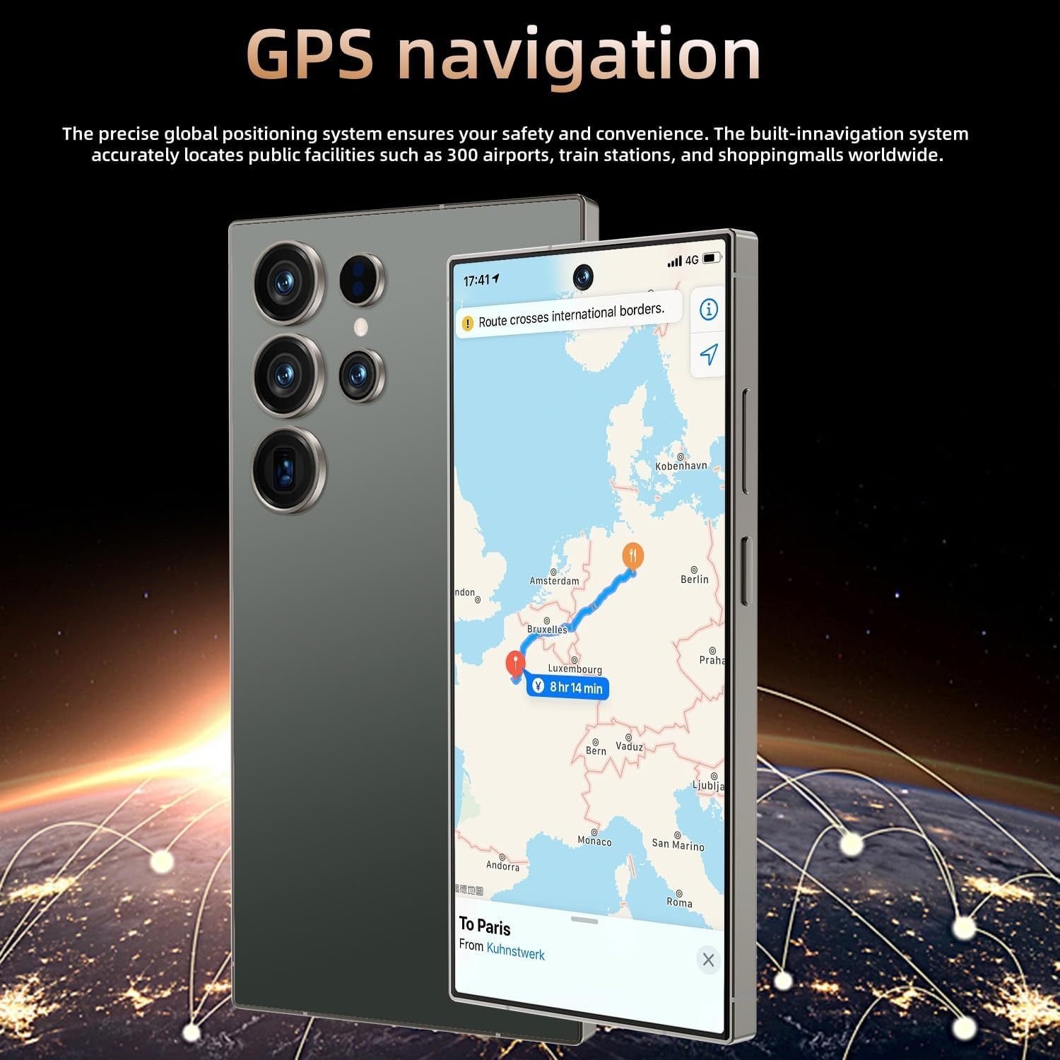 Téléphone portable S25 Ultra 5G débloqué, smartphone avec stylet, Android 15.0 – Image 6